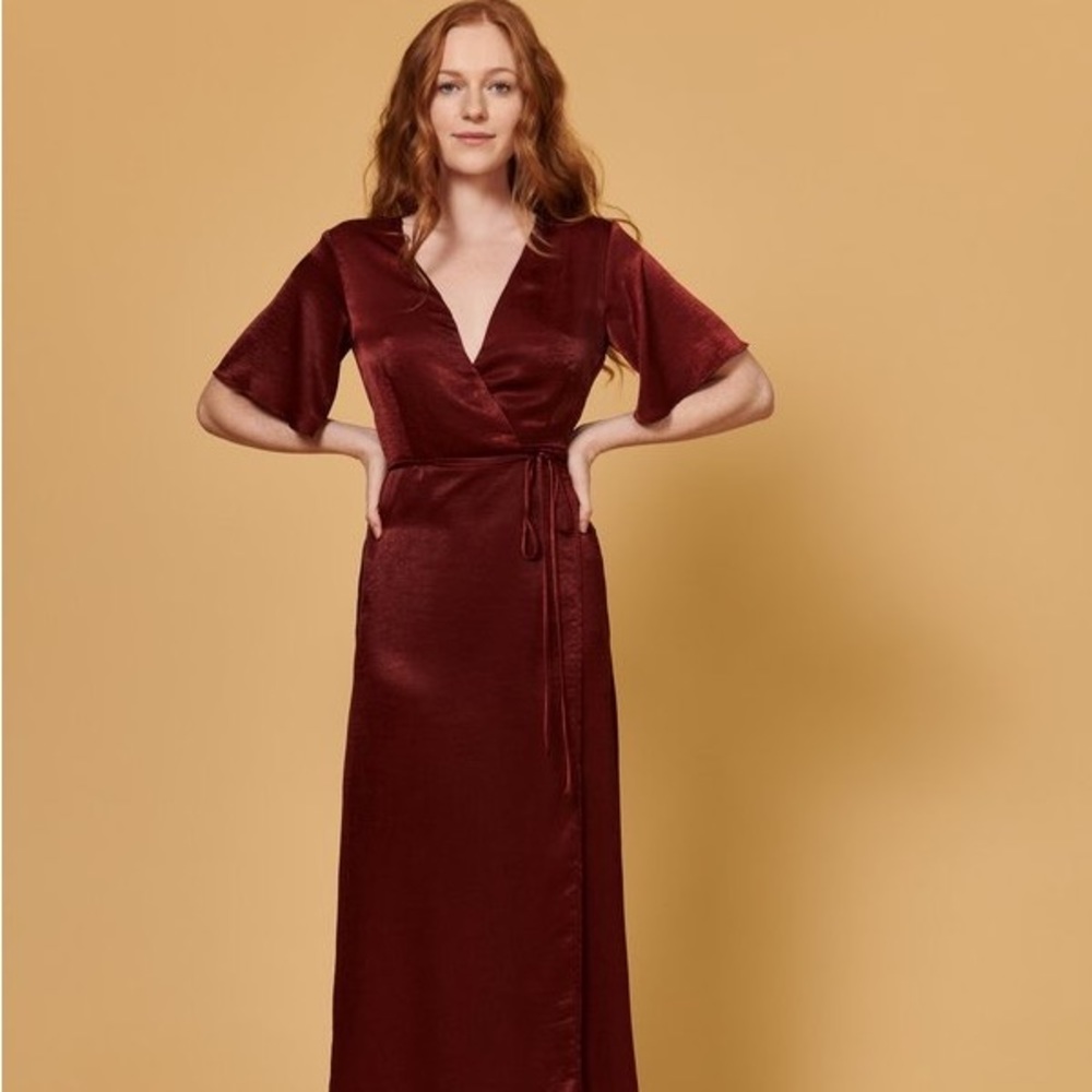 Whimsy + Row Lola dress red size M